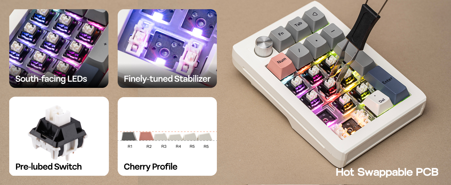 EK21 VIA Mechanical Number Pad