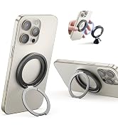 SUPERONE 2026 Upgraded Dual-Side Magnetic Ring Holder, Gym MagSafe Phone Stand Kickstand Grip [36...