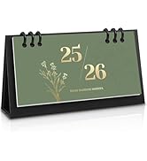 Zuozee Small Desk Calendar 2025-2026, Desktop Calendar 24 Months - Runs From Jan. 2025 Until Dec....