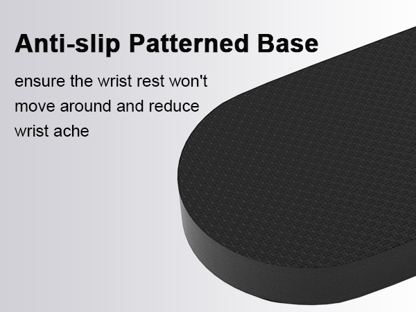 black keyboard wrist rest