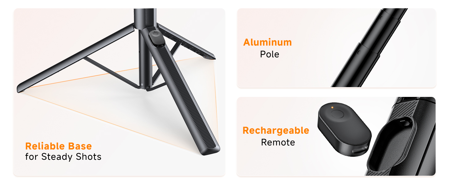 magnetic tripod tripode for iphone selfie stick compact travel portable tripod content creators