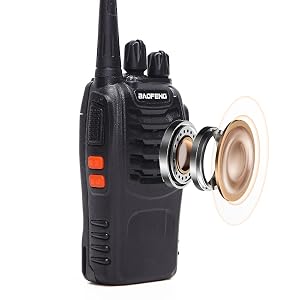 Walkie Talkies Baofeng 888S Rechargeable Long Range with Earpieces for Adults, 2 Way Radios Kids