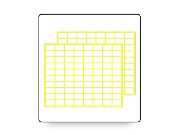 Small White Labels