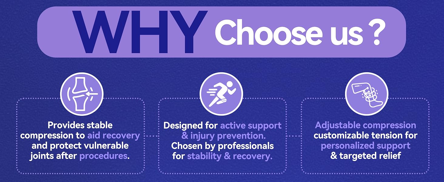 Elastic compression bandage with adjustable support for active and everyday use
