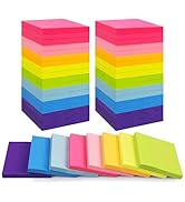 36 Packs Sticky Notes, HappyHapi Sticky Notes 3x3, Colorful Sticky Notes, Easy to Post for School...