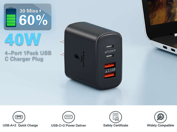 USB C Charging Block