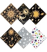 CREATCABIN 6 Pcs Sun Moon Glasses Cleaning Cloth Microfiber Cloth Soft Multicolor Cleaner Sunglas...