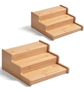 JinDoWin 2 Pack Cabinet Spice Rack Organizer - Enhanced Cabinet Spice Organizer, Practical Spice ...