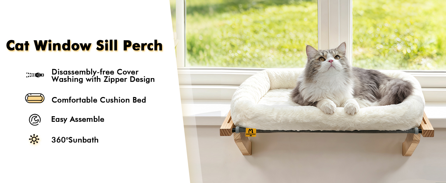 cat window sill perch