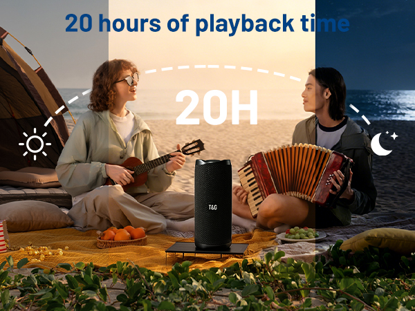 Long-lasting Bluetooth speaker