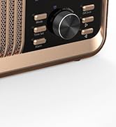 vintage radio with bluetooth