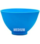 LA MIERE Light Blue Silicone Flexible Dental Mixing Bowl, Mixing Plasters- Medium 4.5
