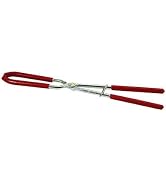 Jeffers Equine Handy Horse Lip Twitch with Red Handle – One Person Horse Restraint Tool for Groom...