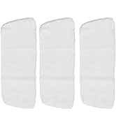 3Pcs Cotton Flannel for Castor Oil Pack, Less Mess Made of Unbleached Organic Cotton Flannel, Reu...