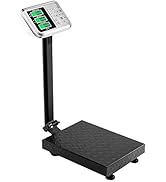 TUFFIOM 220lb Weight Electronic Platform Scale,Digital Floor Heavy Duty Folding Scales,Stainless ...