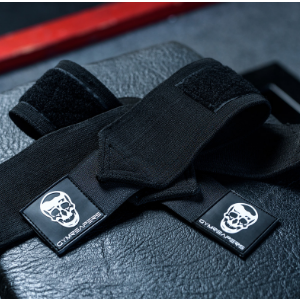 wrist wraps weightlifting powerlifting shoulder press stiff heavy duty 18 inch 24 gymreapers strong