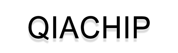 Text reads 'QIACHIP' in large black letters on plain background. Brand name or product label displayed.