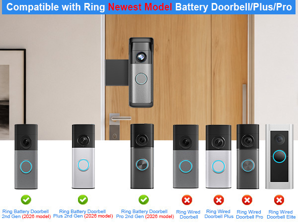anti theft doorbell mount ring doorbell mount no drill adjustable doorbell mounting bracket holder