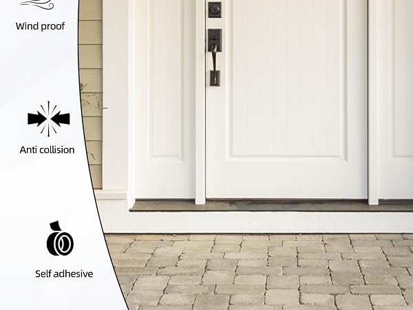Weather Stripping Door Seal - Self Adhesive Weather Strip V Shaped Seal Strip