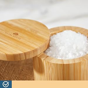 Bamboo Salt Holder