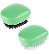 SXhyf Vegetable Brush Scrubber for Food, Black Stiff & White Soft Bristles | Potato Scrubber Brus...