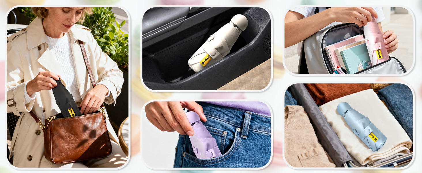 umbrellas for rain & sun, umbrella travel size