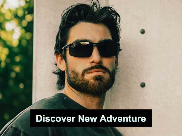 Sunglasses for Men Square Polarized TAC Lens