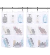 GYEUKHAM Hanging Mesh Shower Caddy for Bathroom - Quick Drying Portable Shower Organizer with Mul...
