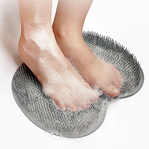 shower foot scrubber mat,foot scrubbers for use in shower,shower feet washer,foot cleaner