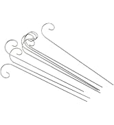 20 Pcs Silver 20cm Plant Label Hooks Markers Label Hanger Garden Plant Sign Stake Rustproof Defor...