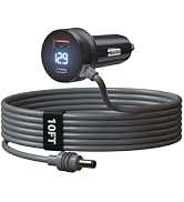 Terapaton Starlink Mini Car Charger with Digital Display & Dual USB Ports | 10FT 12V/24V Cigarett...