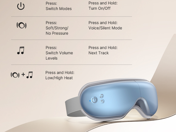 MIGRAINE EYE MASSAGER WITH HEAT AND COOLING