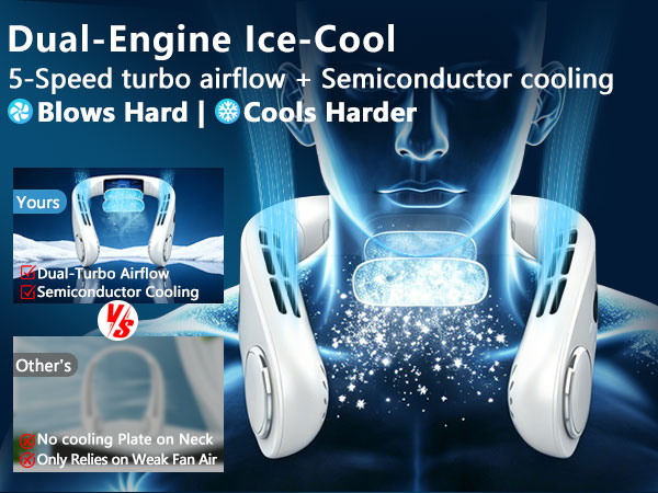 Neck Fans that Blow Cold Air