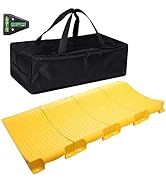 Homeon Wheels Tire Saver Ramps, Anti-Slip Pads Design, Car Tire Wheel Ramps for Flat Spot and Fla...