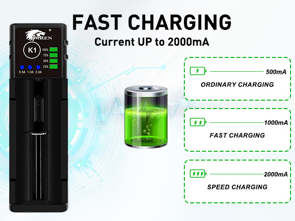 26650 21700 Battery Charger