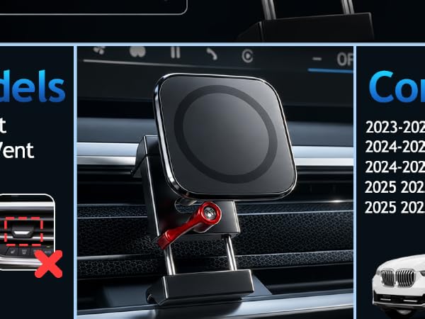 2025 2026 BMW X3/X5/X7 Phone Mount