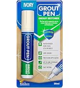 Grout Pen Ivory Tile Paint Marker: Waterproof Grout Paint, Tile Grout Colorant and Sealer Pen - I...