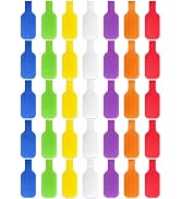 35 Pcs Cable Labels, Multi-Color Write On Cord/Wire Labels, Cable Tags and Wire Tags for Cable Ma...