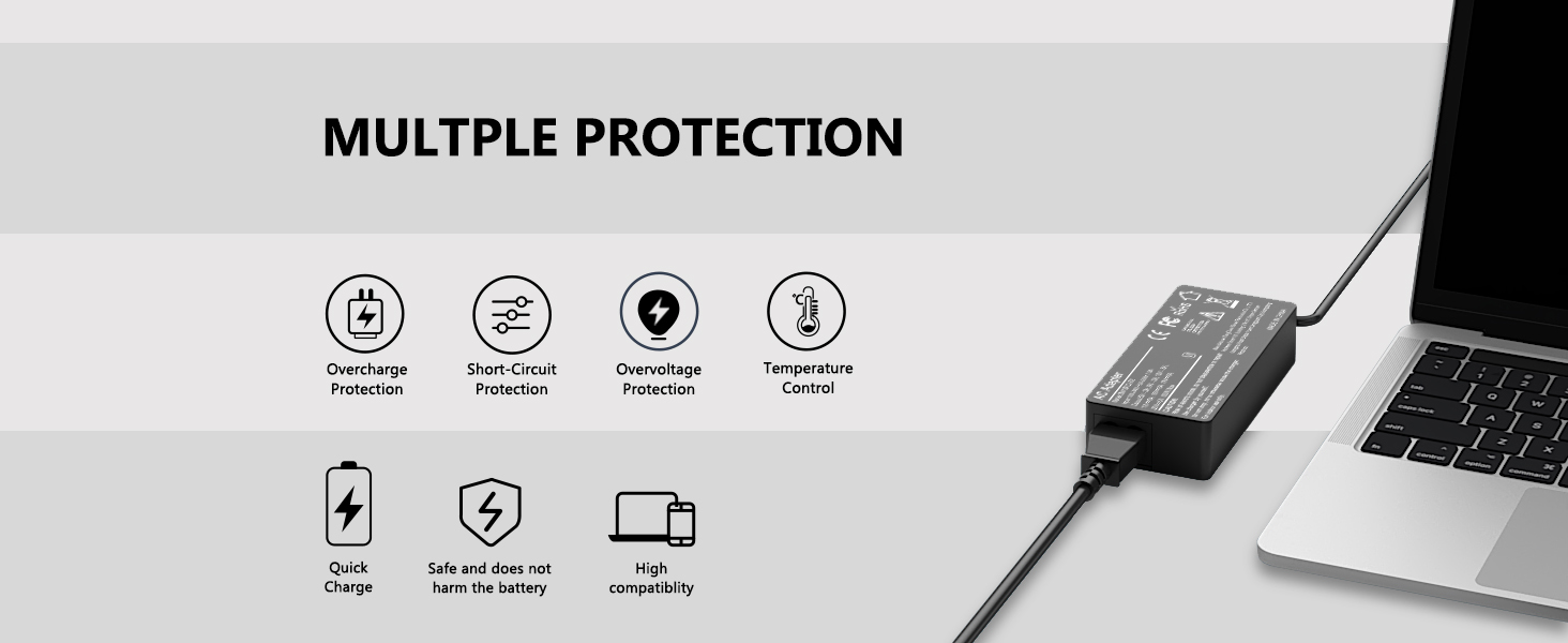 100W Universal USB C Laptop Charger