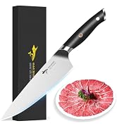 MAD SHARK 8-Inch Chef Knife - German High Carbon Stainless Steel Kitchen Knife, Professional-Grad...
