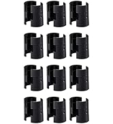 24 Pcs Wire Shelf Clips for 3/4" Post - 12 Pairs of Wire Rack Lock Clip Replacements for Metal Sh...
