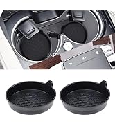Amooca Automotive Cup Holders Universal Car Cup Coaster Waterproof Non-Slip Sift-Proof Spill Hold...
