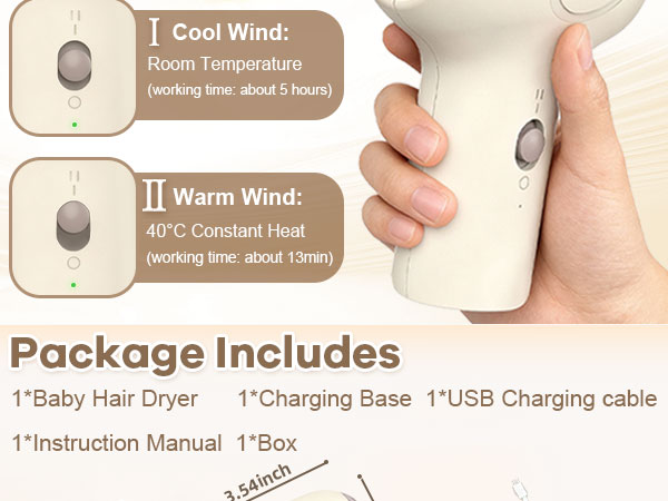 cordless hair dryer cordless blow dryer mini hair dryer battery powered hair dryer small hair dryer