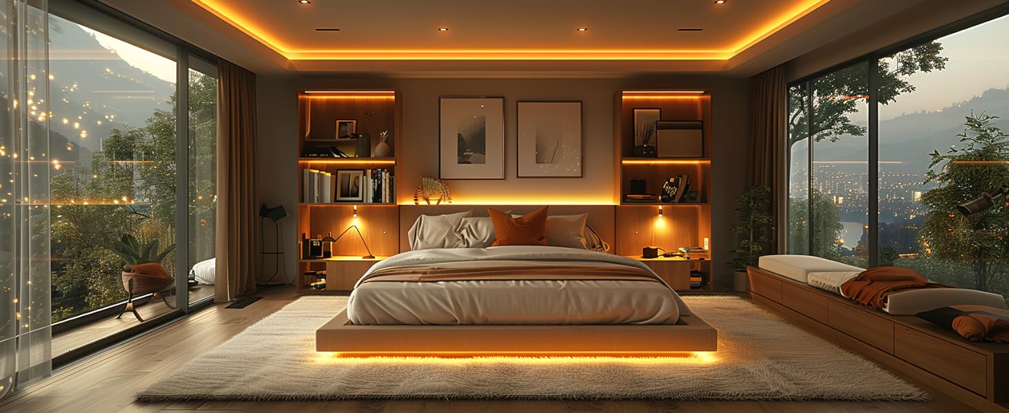UVTaoYuan lamp belt is used for bedroom lighting decoration