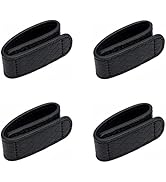 TACNEX Duty Belt Keepers w/Hook & Loop Closure for 1.5"/1.75"/2"/2.25" Wide Leather Belt for Law ...