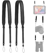 FIEIL 2 Pank Universal Neoprene Neck Shoulder Strap Soft Camera Strap with Anti Slip Material for...