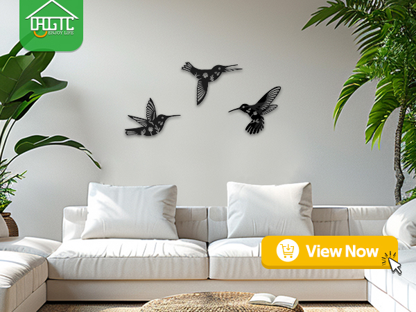 metal hummingbird wall decor