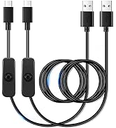 ELECTOP USB Charging Switch Cable, USB A to USB C,USB Type C Fast Charge Cable with ON/Off Switch...
