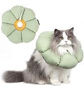 Cat Cone Collar,Cute Waterproof Cat Recovery Collar,Anti-Bite Lick Wound Healing Safety Elizabeth...