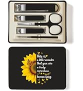 TTJHGYQO 6-Piece Nail Clipper Set with Nail File, Tweezers and ingrown toenail Removal kit Travel...